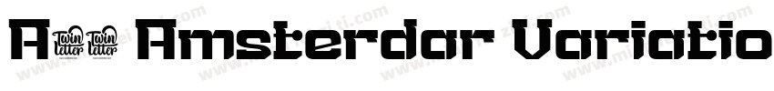 A91 Amsterdar Variation字体转换